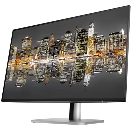 Image of HP Series 7 Pro 24-inch 724pf Full HD (1920 x 1080) LCD IPS Monitor, 2-Pack Daisy Chain, DisplayPort Bundled with Desk Mount Dual Monitor Stand