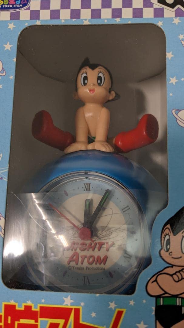 Amazon.co.jp: 鉄腕アトム 置き時計 2点セット MIGHTY ATOM 手塚