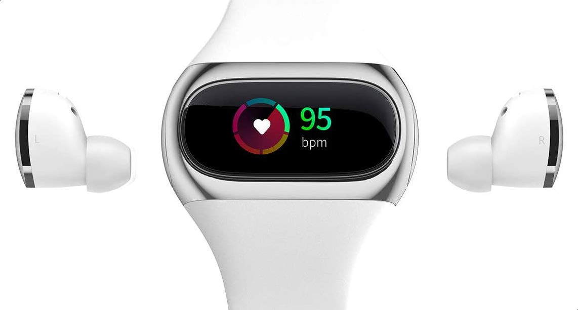 Aipower Wearbuds Smart Watch With Wireless Earbuds,Fitness Tracker With