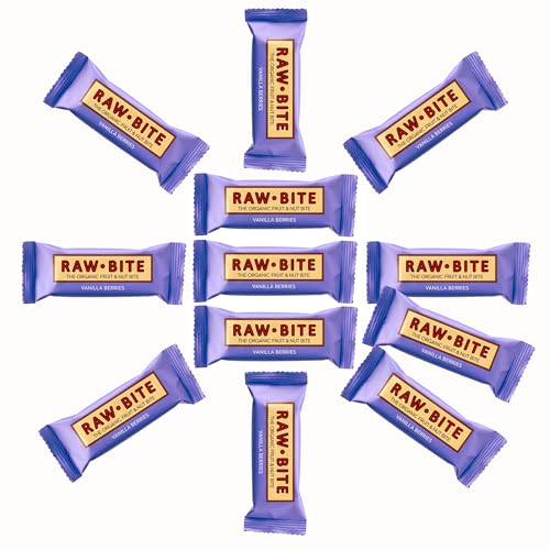 無添加 有機ローバイト・バニラベリーズ50g×12個 ★宅配便 ★ドライフルーツの酸味とバニラの甘い風味がよく合います。有機JAS認定品。
