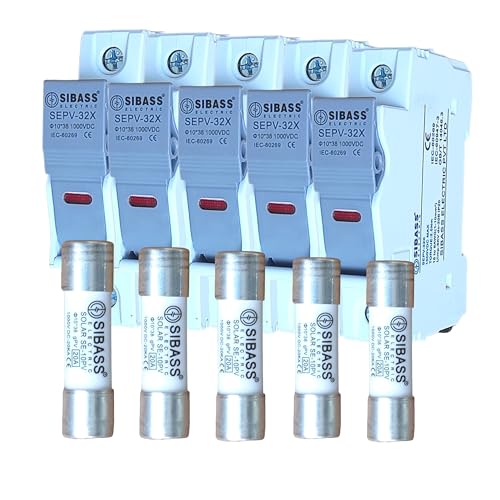 Image of Kenbrook Solar Sibass DC Fuse 20A with Fuse Holder (20A - Set of 5)