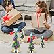 2 Stück Mini Weihnachtsbaum,Kleiner Weihnachtsbaum mit LED Lichterketten Tannenbaum Weihnachtsbaum Künstlich Miniatur Christmas Tree mit Beleuchtung Weihnachtsdeko Tisch Weihnachten Deko (19cm+25cm)