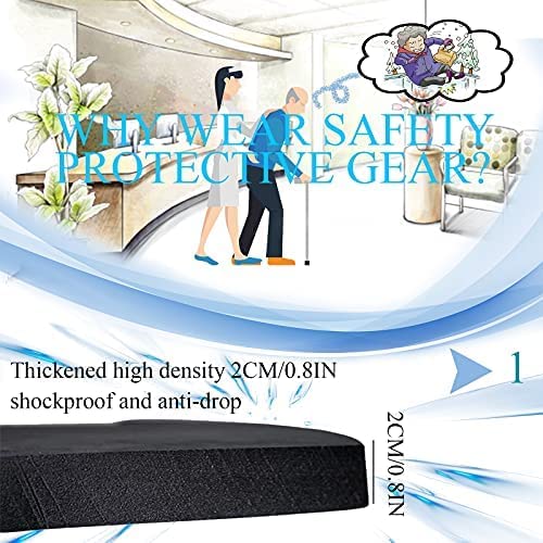 Hip Pads Seniors Protecteurs De Hanche Premium pour Personnes Âgées, Confortables Et Respirants, Anti-Chute, 2 Cm/0,8in Épaissir Eva pour Les Blessures De Chutes, Pantalon De Hanche Unisexe