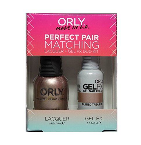Orly - Perfect Pair Matching Lacquer+Gel FX Kit - Buried Treasure - 0.6 oz / 0.3 oz