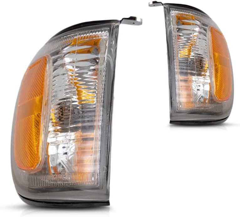 For 1999-2002 Toyota 4Runner Pair Driver and Passenger Side Turn Signal/Side Marker Light With Bulbs Included TO2520157 TO2521157 | 81620-35340 81610-35330 ;