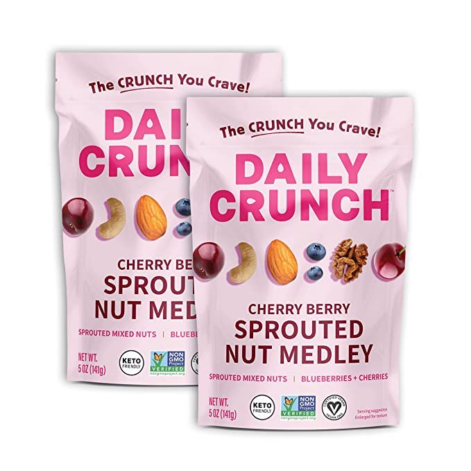 Daily Crunch Sprouted Almonds, 5 Ounce Resealable Bag