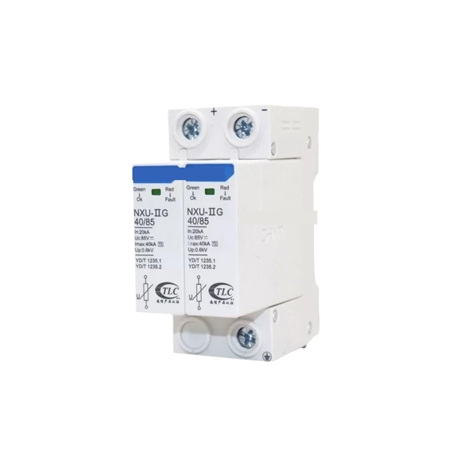OSHZIKJII 1PCS Surge Protector 2P 40KA 85V 350V 500V(DC 2P 40KA 350V)