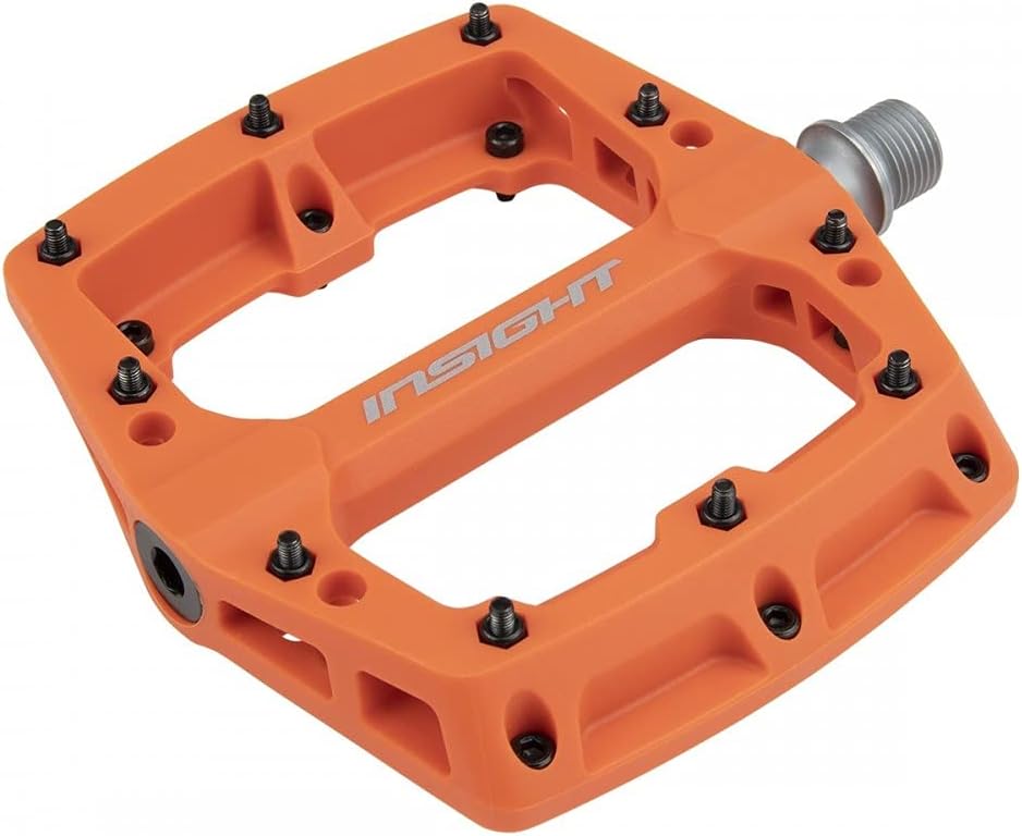 Insight Thermoplastic PRO Platform 9/16" Pedals (Orange)