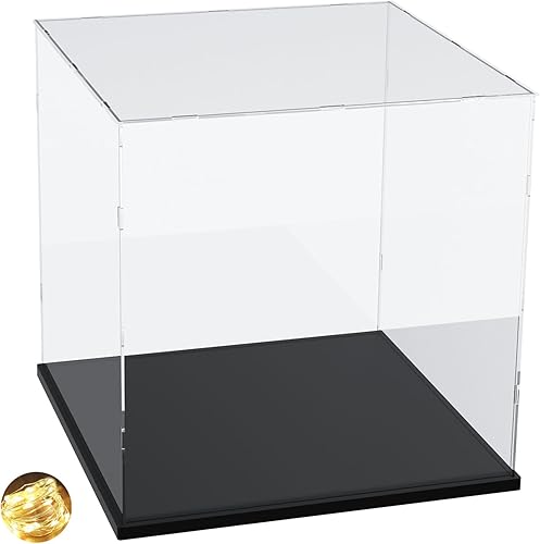 Miniatura 20 de DuvinDD Vitrina de acrílico para grandes coleccionables, caja transparente de 29 pulgadas de alto para muñeca Bearbrick 1000% Lego 10341 a prueba