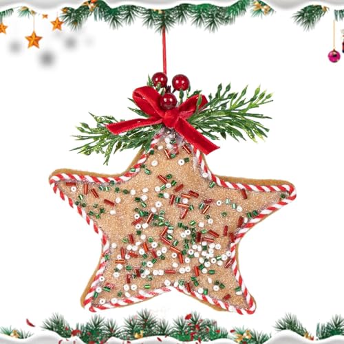 Pendentif arbre de Noël incassable en feutre pour décoration de vitrine et école
