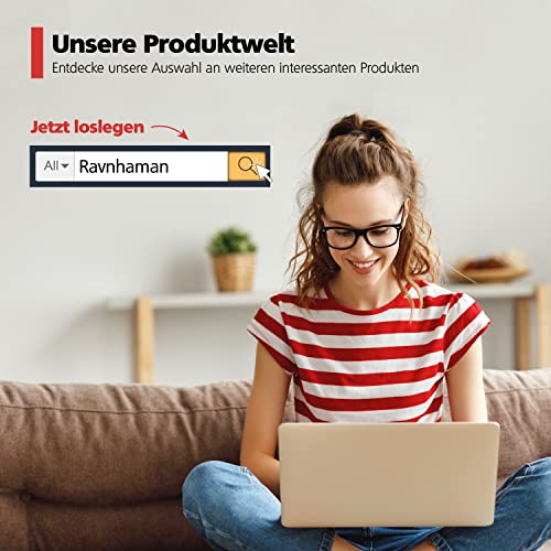 RAVN HAMAN 5er Set Fugenglätter Gelb - Fugenwerkzeug mit 23 verschiedenen Formen - Fugen-Spachtel zum Verfugen z.B. mit Silikon & Acryl - Fugenabzieher inkl. Aufbewahrungsbox