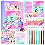 Nsrzua DIY Journal Kit for Girls,Toys for Ages 8-14 and Birthday Gifts for Girls.