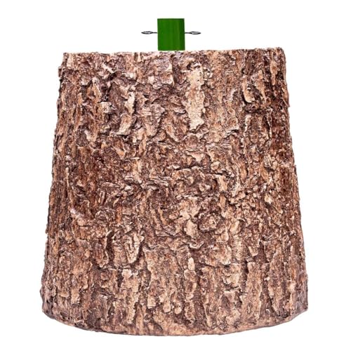 DETTAGLI RIFINITI A MANO: Realizzata interamente con intagli irregolari in modo da riprodurre fedelmente il design e la texture di un ceppo naturale. Le venature della corteccia consentono di ricreare al tatto la superficie di un vero tronco e insieme alle sfumature di colore dipinte replicano in modo accurato gli strati di invecchiamento del legno.