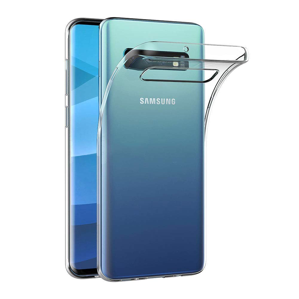 MaiJin Case for Samsung Galaxy S10 Plus (6.4 inch) MaiJin Soft TPU Rubber Gel Bumper Transparent Back Cover