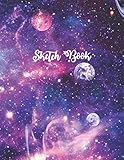  Sketchbook: Cute Looks Galaxy & star Home School College Used for Writing Painting Sketching Doodling and Watercoloring