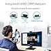 ASUS Business BE24EQK - 24 Zoll Full HD Monitor - 16:9 IPS Panel, 1920x1080 - Blaulichtfilter, Webcam, Mikrofon - DisplayPort, HDMI, D-Sub - Rahmenlos, Schwarz