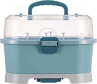 Glugahrif Almacenamiento de biberones, organizador de biberón,Organizadores de botellas de bebé a prueba de polvo | Organización de ahorro de espacio para almacenamiento de leche