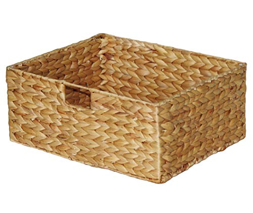 KMHu00ae, Cesta u0093Hidalgou0094 Entretejido a Mano con Flor Jacinto de Agua (#204036)