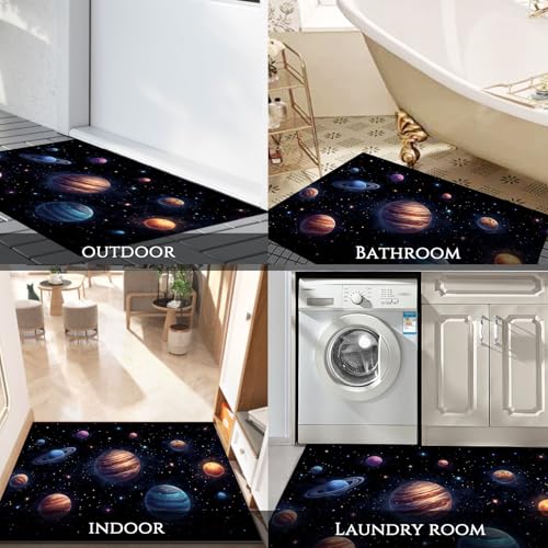 Felpudo para puerta de casa con escena planetaria ideal para balcón 8