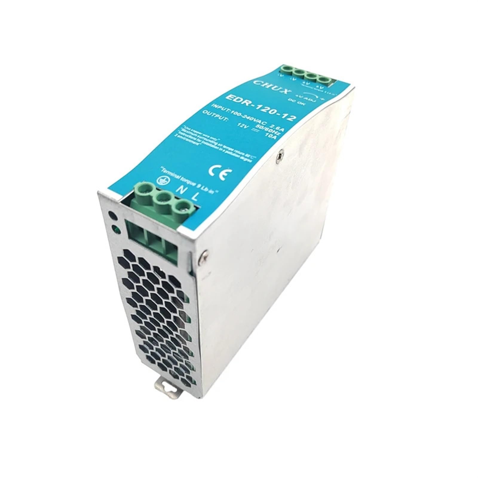 Alimentatore Switching Industriale 120w 10A 12v DC Edr-120w Guida DIN Adatto for Alimentatore for luci a LED