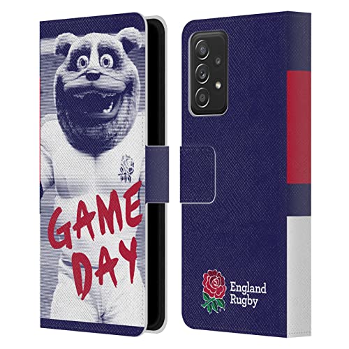 Étui en cuir Samsung Galaxy A53 5G England Rugby finition premium