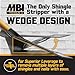 Shingle Stripper (4 Pack) by MBI Tools - Roof Tear Off, Shingle and Nail Removal Tool