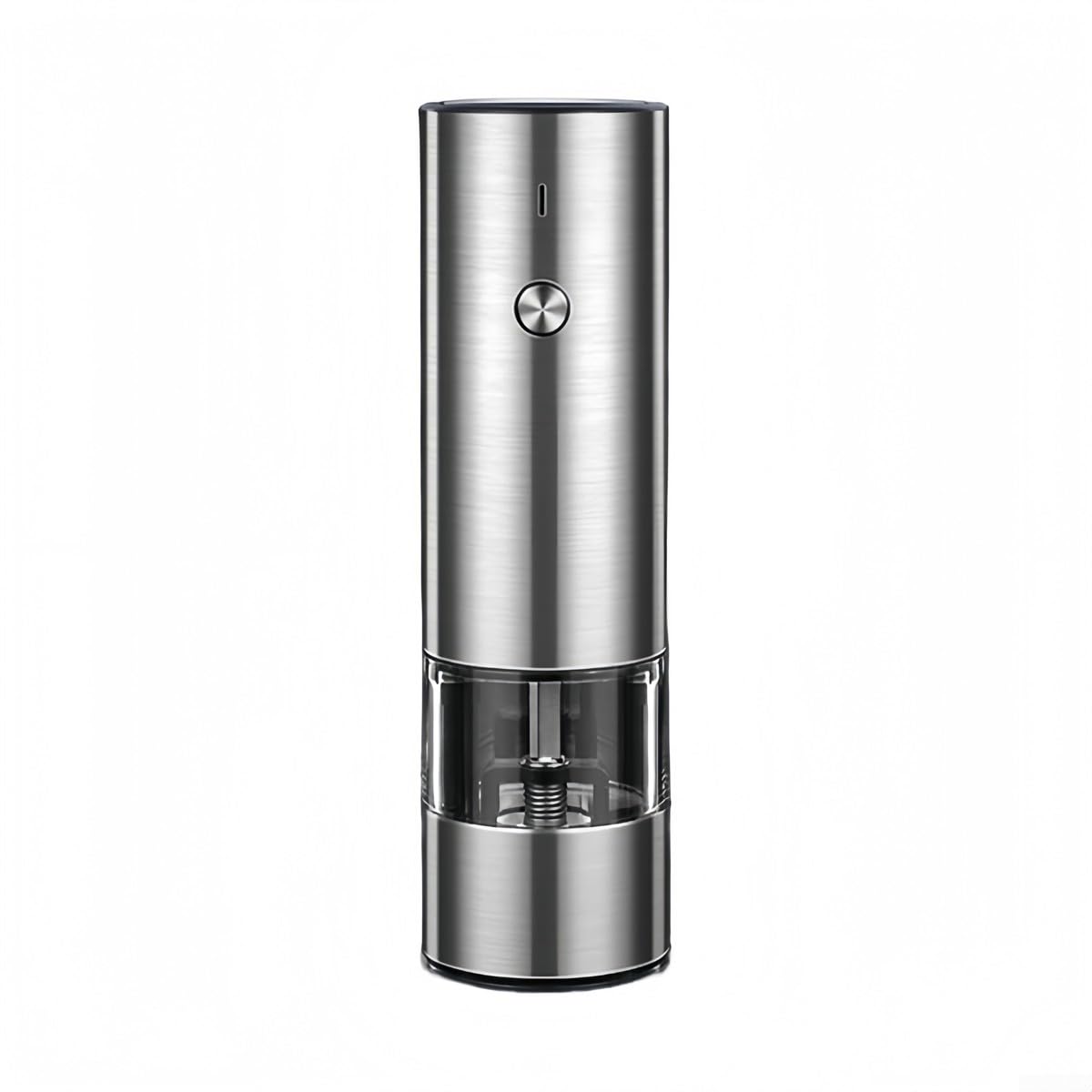 Moulin à poivre électrique rechargeable USB pour sel herbes et épices de cuisine