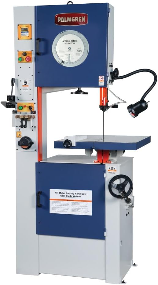 PALMGREN 9683119 - 18" Variable Speed Vertical Band Saw w/ Blade Welder