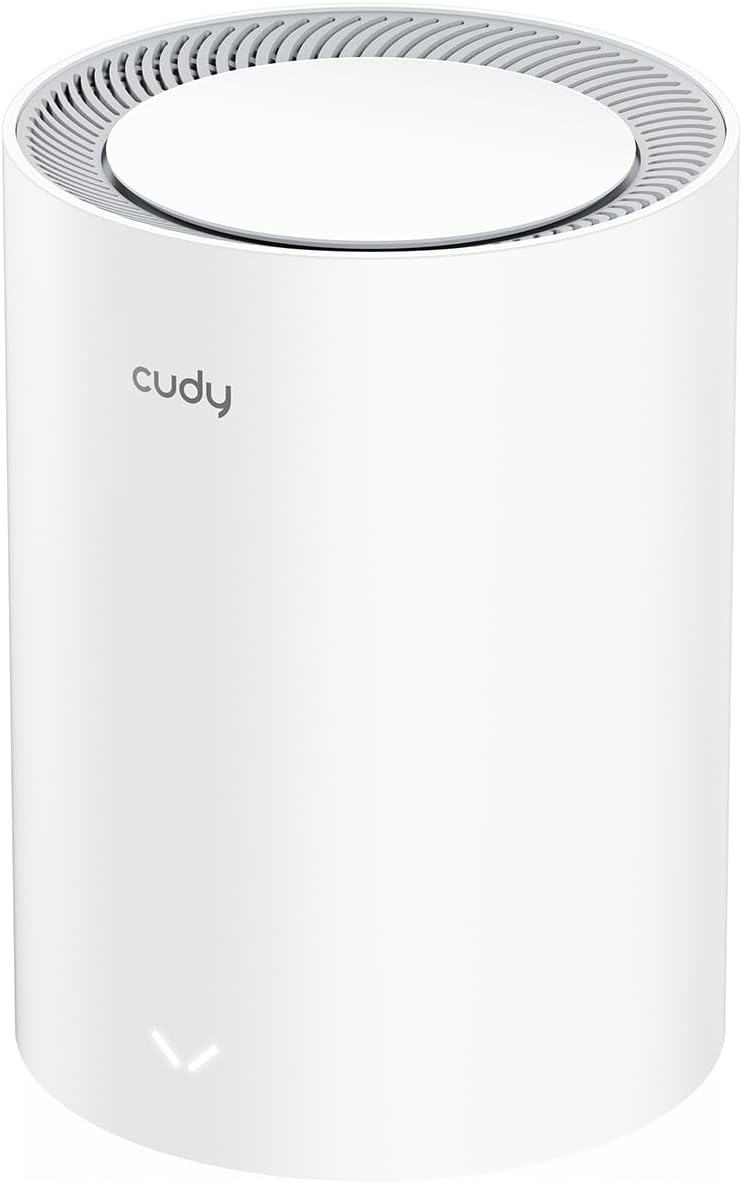 Cudy AX3000 Wi-Fi 6 2.5G Mesh System, Covers up to 2500 Sq.Ft, Replaces Wireless Router and Extender, Supports Ethernet Backhaul, Ideal for 2.5G Network, M3000 1-Pack