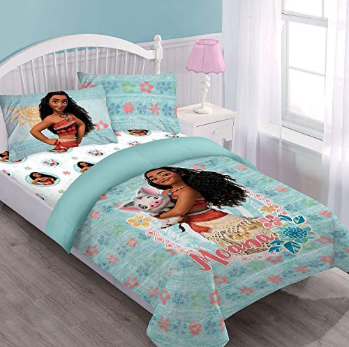 Disney Princess Moana & Pua Full Sized 4 Pieces Bedding Set