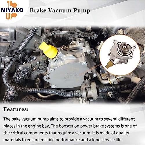 image for Niyako Brake Vacuum Pump Replacement# 724807650 LR047384 LR025601 LR03