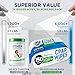 CPAP Mask Wipes - 150 Count Jumbo Pack + 6 Travel Sheets - Dura Cleanse Extra Large, Extra Moist Cleaning Wipes for Full Face, Nasal Masks Unscented Cleaner for CPAP Machine, Supplies and Accessories