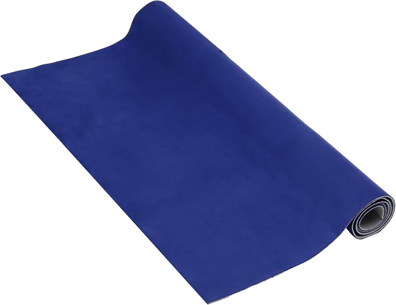 Tecido de camurça para forro de teto automotivo X AUTOHAUX azul-marinho 92 x 152 cm – 1 unidade