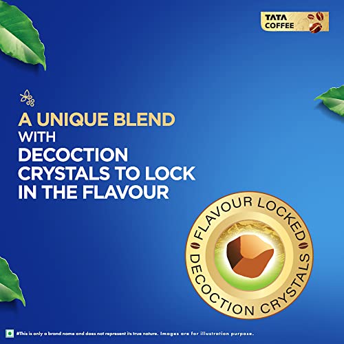 Image of Tata Coffee Grand Classic Instant Coffee | Strong Taste & Rich Aroma | With Flavour Locked Decoction Crystals | 200g Pouch