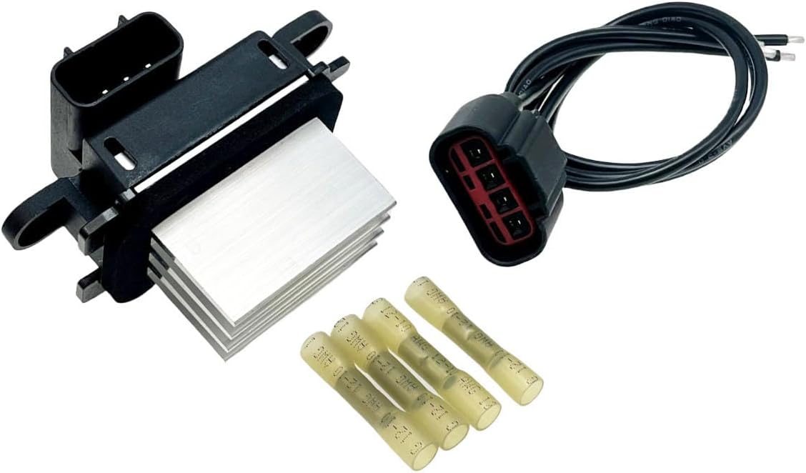 HVAC Blower Motor Resistor AC Blower Control Module with WPT688 Connector Wire Harness BL3Z-19E624-A Compatible with 2007-2017 Expedition 2009-2014 F-150 2007-2017 Navigator