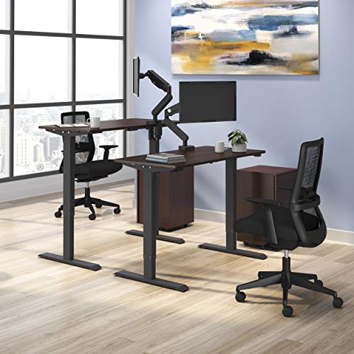 Hon Basyx Commercial-Grade Table Top Only For Height Adjustable Desk Base, 48", Walnut #TOP4