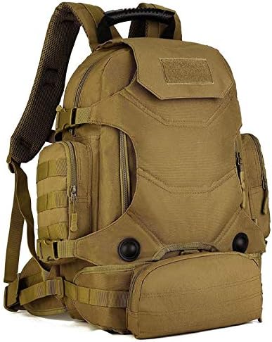 Selighting Tactical Backpack 40/50L Waterproof Military Hiking Bag 3 Way MOLLE Assault Rucksack for Trekking Travelling Camping Outdoor Sports