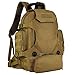 Selighting Taktischer Rucksack Wasserabweisend Militär Rucksack Molle Wanderrucksack 40L mit Abnehmbare Bauchtasche (Braun 40L)