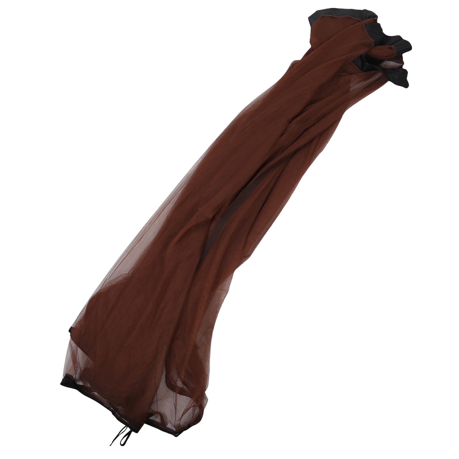 Moustiquaire de parasol 300X230 CM marron filet extérieur zip