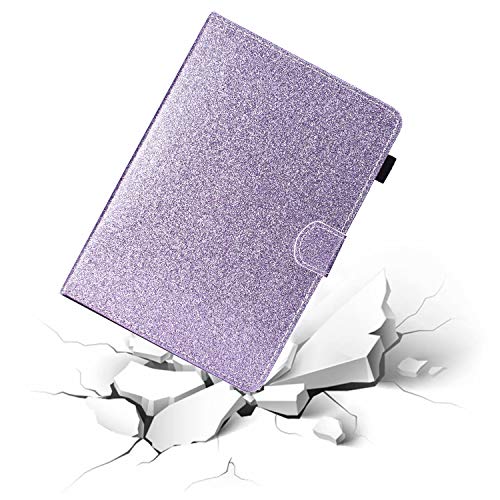 Cookk Bling Glitter Universal 9.5-10.5 Inch Tablet Case For Ipad 4 3 2 1, Ipad 5Th/6Th Gen, Galaxy Tab 3 10.1/ Tab 4 10.1/ Tab S3 9.7/ Tab E 9.6, Case For Rca 10 Viking Pro, Mediapad T3 10, Purple #TOP6