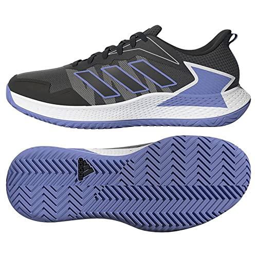 adidas Defiant Speed W Clay, Chaussures de Tennis pour Femme, NEGBÁS/FTWBLA/PURTIZ, 39 1/3 EU, Negbás Ftwbla Purtiz, 39 1/3 EU