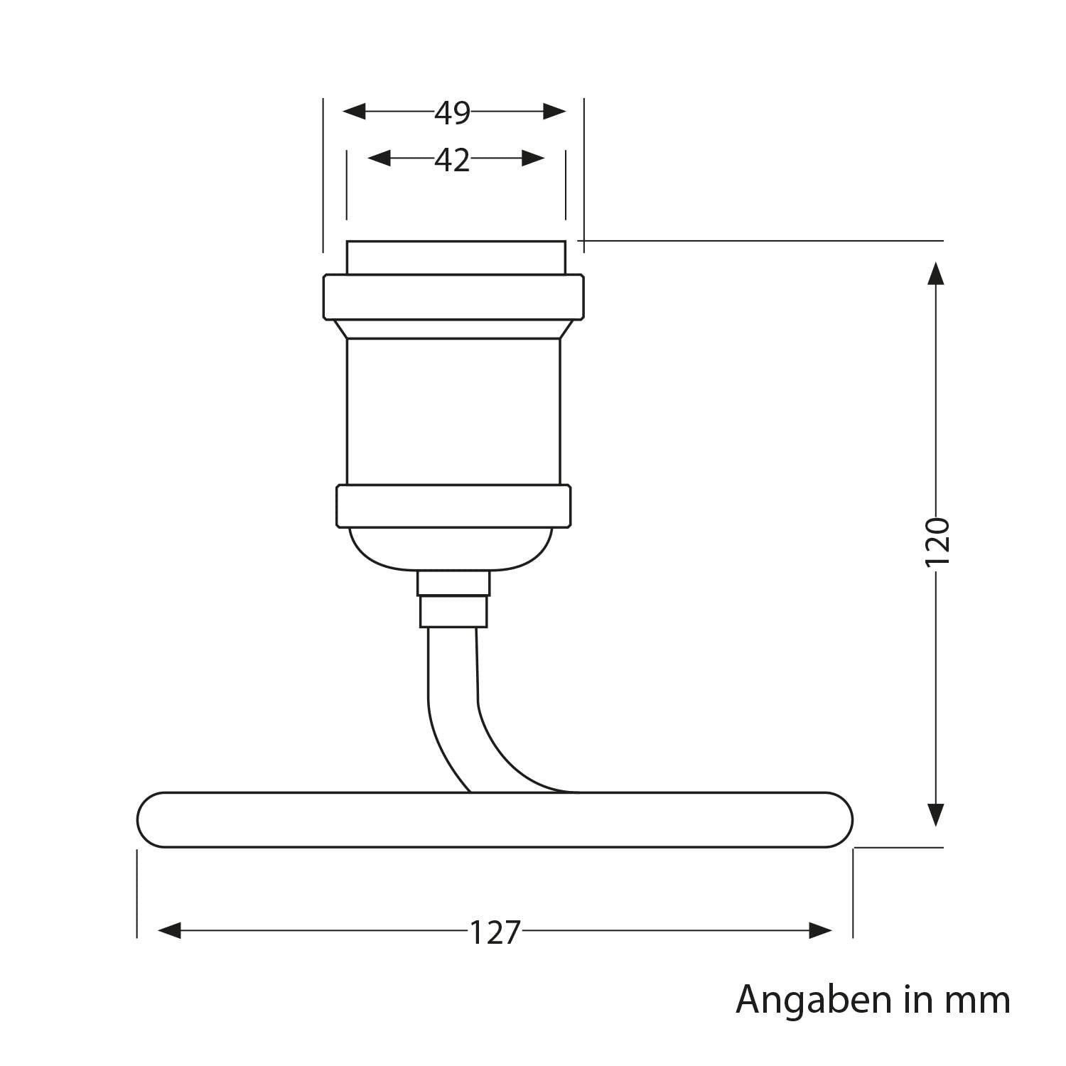 ledscom.de 2x Tischlampe RETRA, Schalter, bronze + LED Lampe 814lm warmweiß