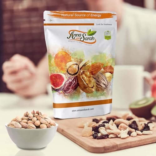Image of Anna and Sarah 1 Lb Dry Roasted Salted Turkish Pistachios (Antep), Natural Premium Quality, Kosher, Vegan in Resealable Bag 16 Oz