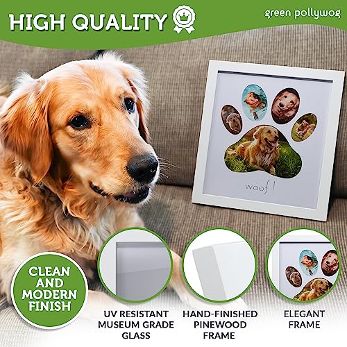 Green-Pollywog5-Opening-Paw-Print-Collage-FramePaw-Print-Picture-FrameDog-Frame-for-PicturesDog-Mom-FrameDog-Dad-FrameDog-Paw-Print-GiftsPet-Memorial-Picture-FramePawprint-Frame Green Pollywog5 Opening Paw Print Collage FramePaw Print Picture FrameDog Frame for PicturesDog Mom FrameDog Dad FrameDog Paw Print GiftsPet Memorial Picture FramePawprint Frame
