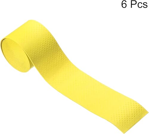 Miniatura 2 de PATIKIL Cinta de agarre de raqueta de tenis, PU Overgrip Ronda Surco Antideslizante Absorbe el sudor para caña de pescar de bádminton