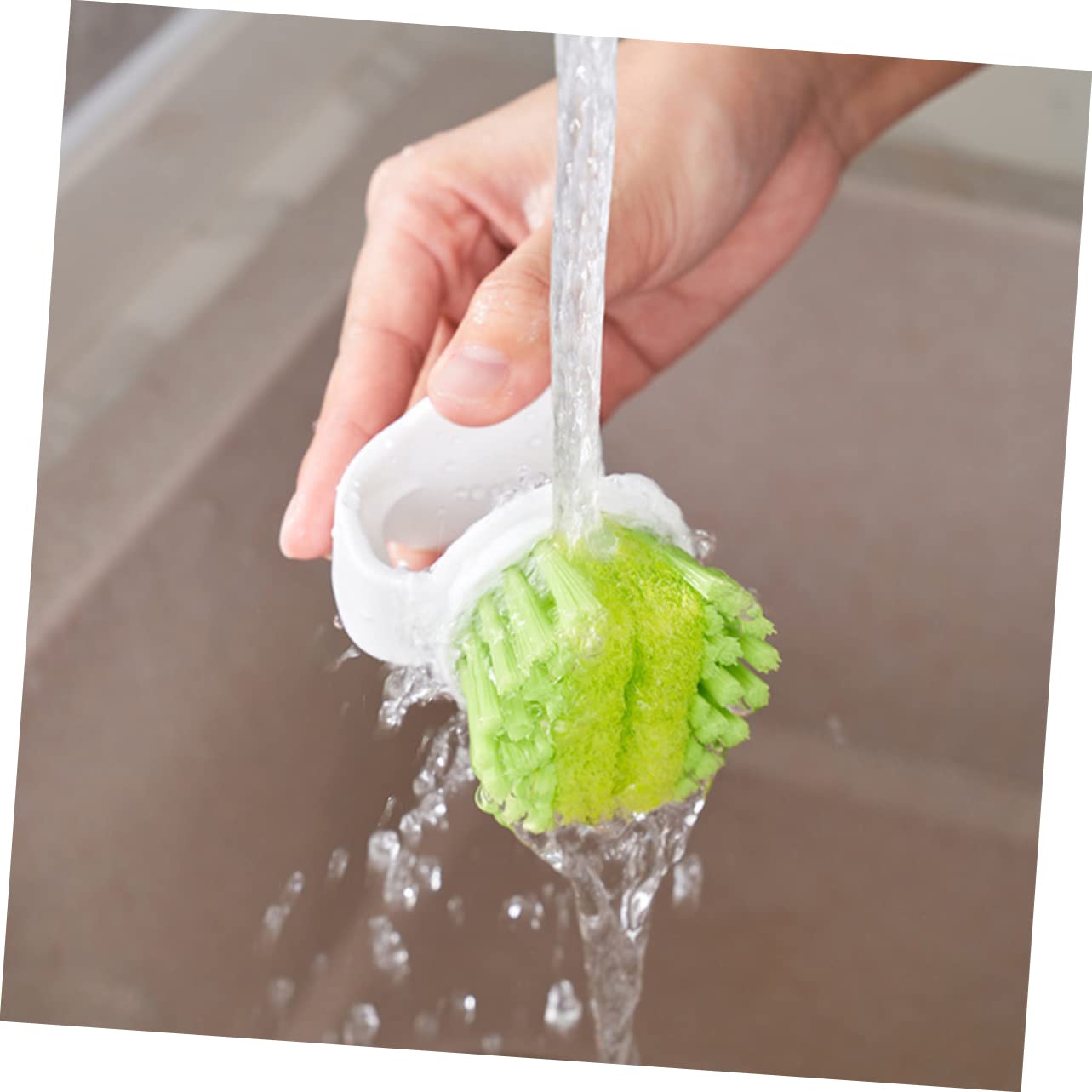 COLLBATH 6 Piezas Cepillo para Ollas Mini Cepillo para Platos Cepillo Limpiador De Bañera Depurador De Bañera Fregador De Platos Cepillo para Fregar Platos Mini Lavavajillas El Plastico