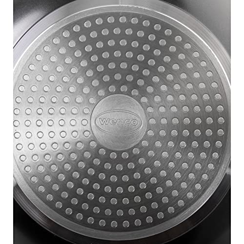 Foto von Wenco Wok-Pfanne, Ø 28 cm, Induktionsgeeignet, Aluminium mit PFOA-freier Antihaftbeschichtung, Schwarz