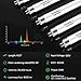 VIVOSUN T5 Grow Light Bulbs 4 Ft 46 Inches, 54W 6500K HO Fluorescent Tubes Light Bulbs, Cool White T5 Bulb for 46 Inches T5 Light Fixtures, T5 Grow Lights for Indoor Plants, 4 Ft 54W Pack of 5