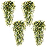 Contenu de l'Emballage: L'ensemble contient 4 pièces du même modèle de plantes artificielles, chacune mesurant 78×5×4cm. Lors de l'utilisation combinée, fausse plante tombante peut créer un effet de suspension dense ; lors de l'utilisation individuelle, plante artificielle peut également s'adapter flexiblement à la décoration de petites zones, alliant rapport qualité-prix et praticité.