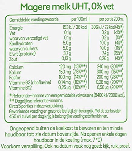 Campina Langlekker Magere Melk 0% Vet 6 x 1 L - Image 8